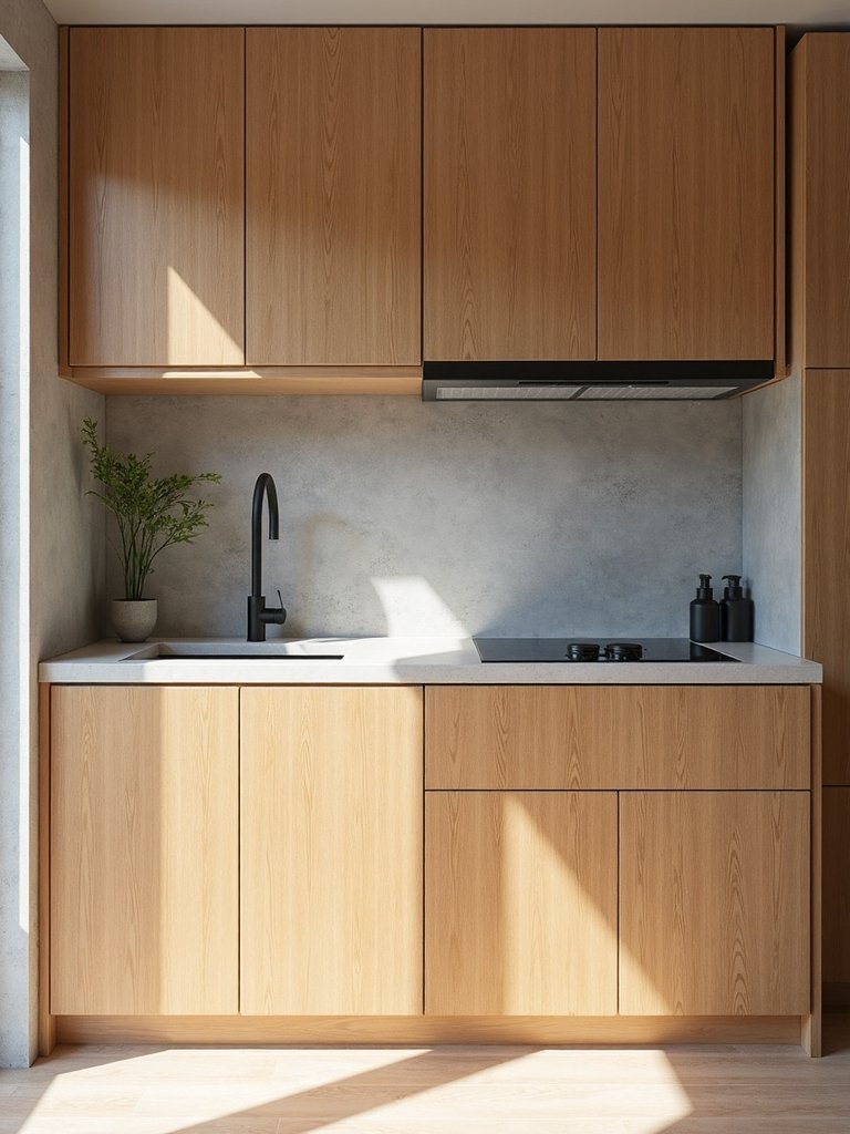 balanced natural modern kitchen aesthetic