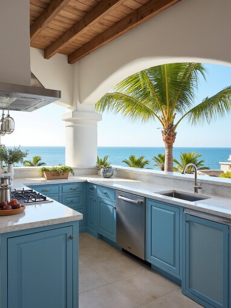beachside oasis kitchen retreat