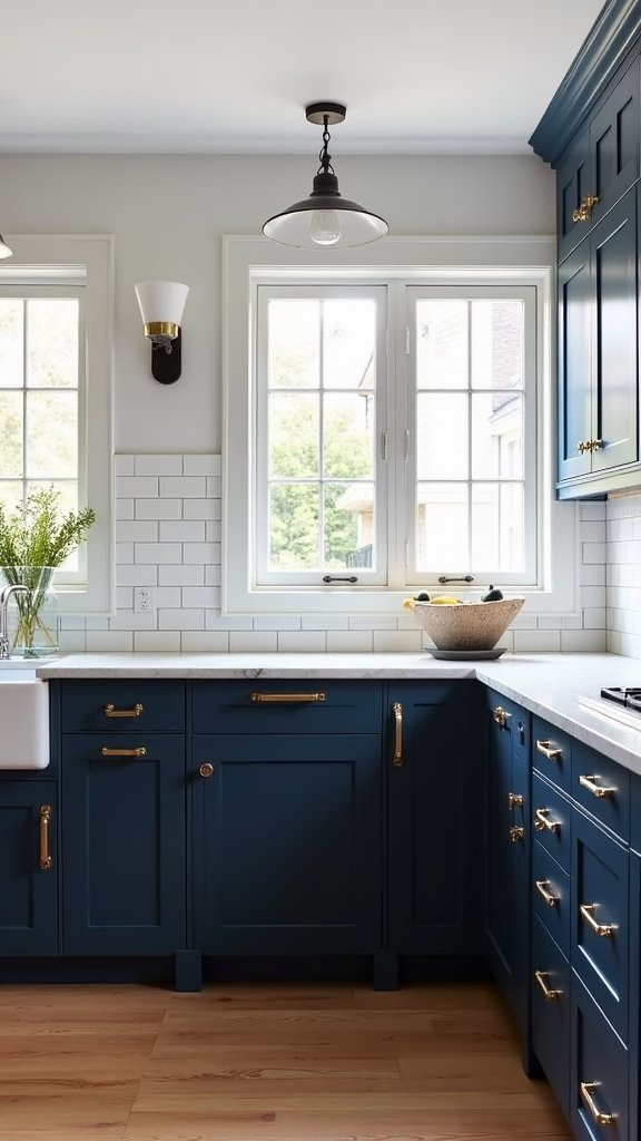 blue kitchen cabinet ideas
