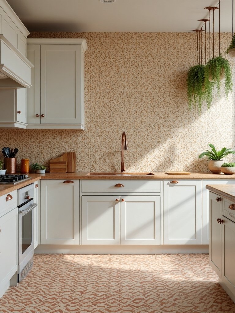 bohemian geometric textured decorative tiles