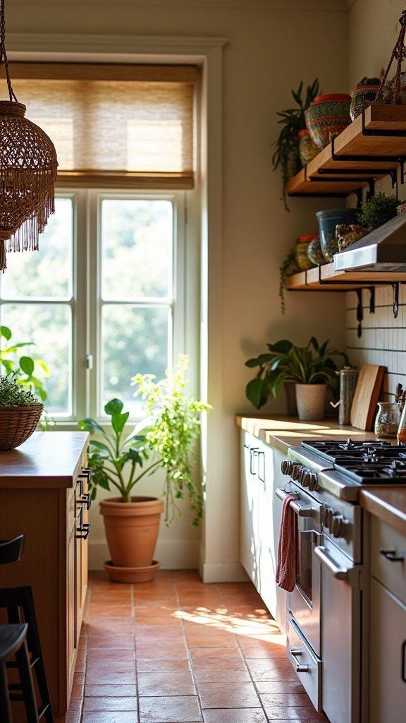 bohemian kitchen makeover inspiration ideas