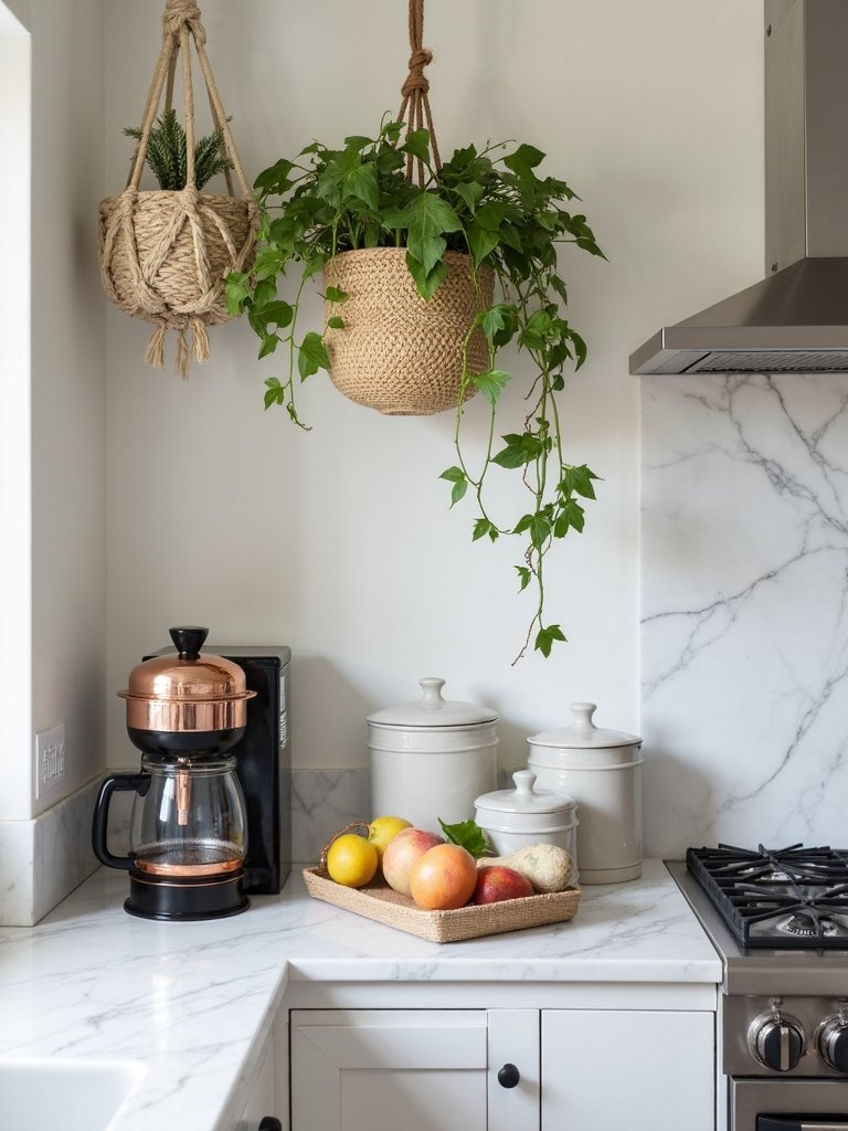 boho chic modern kitchen balance