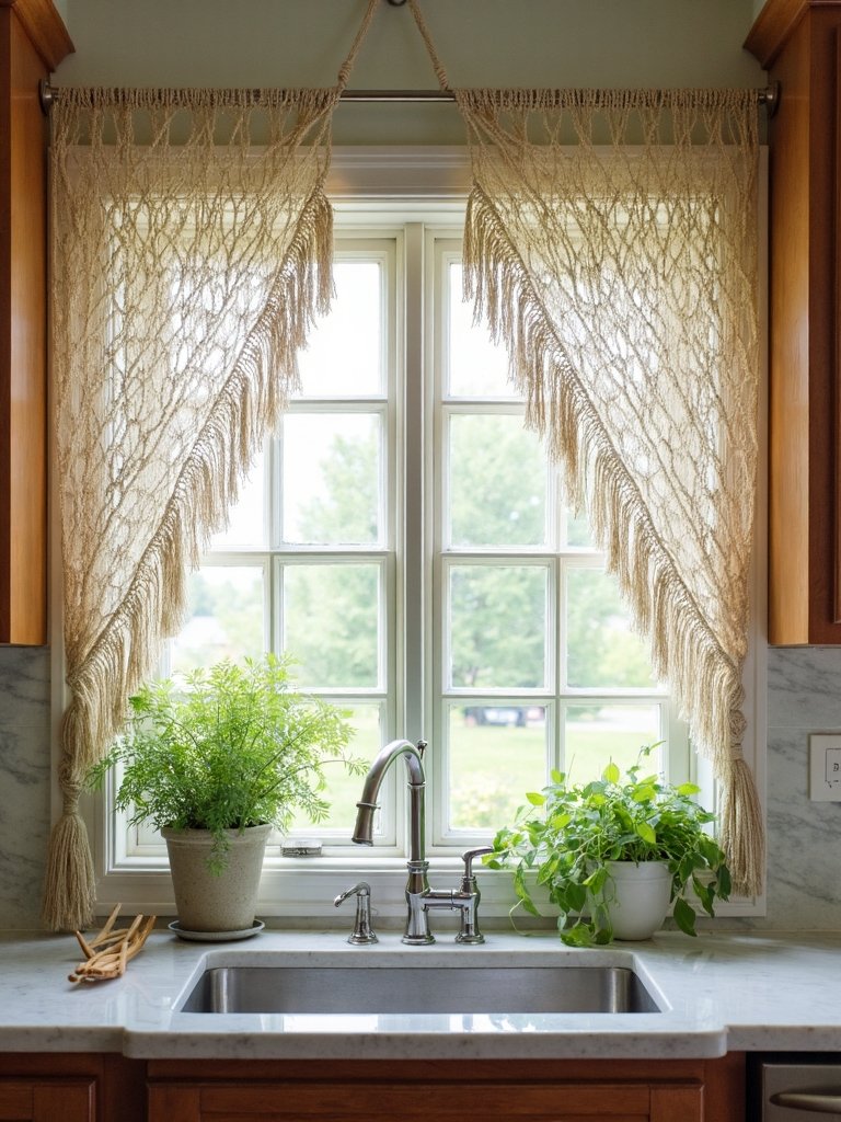 boho enchanting sanctuary through window treatments