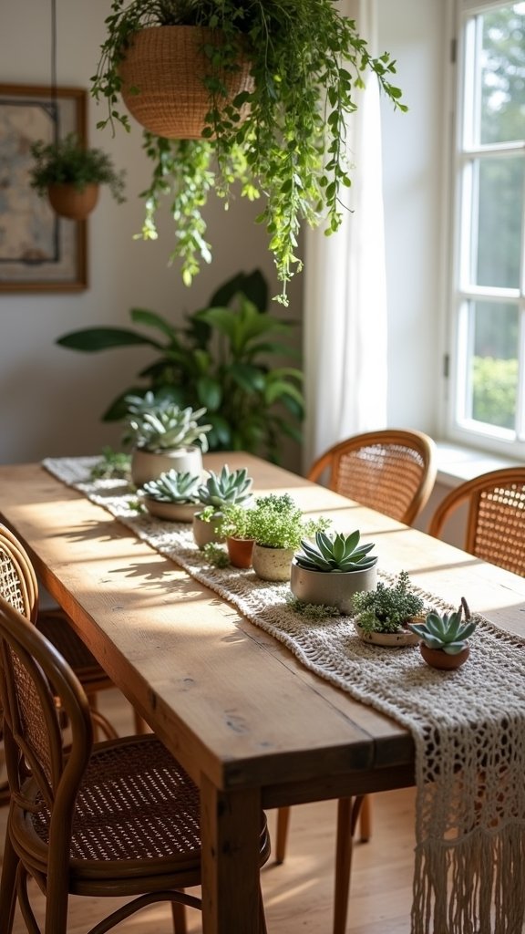 boho kitchen table dining ideas