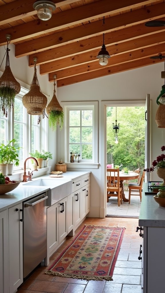 boho kitchen transformation ideas