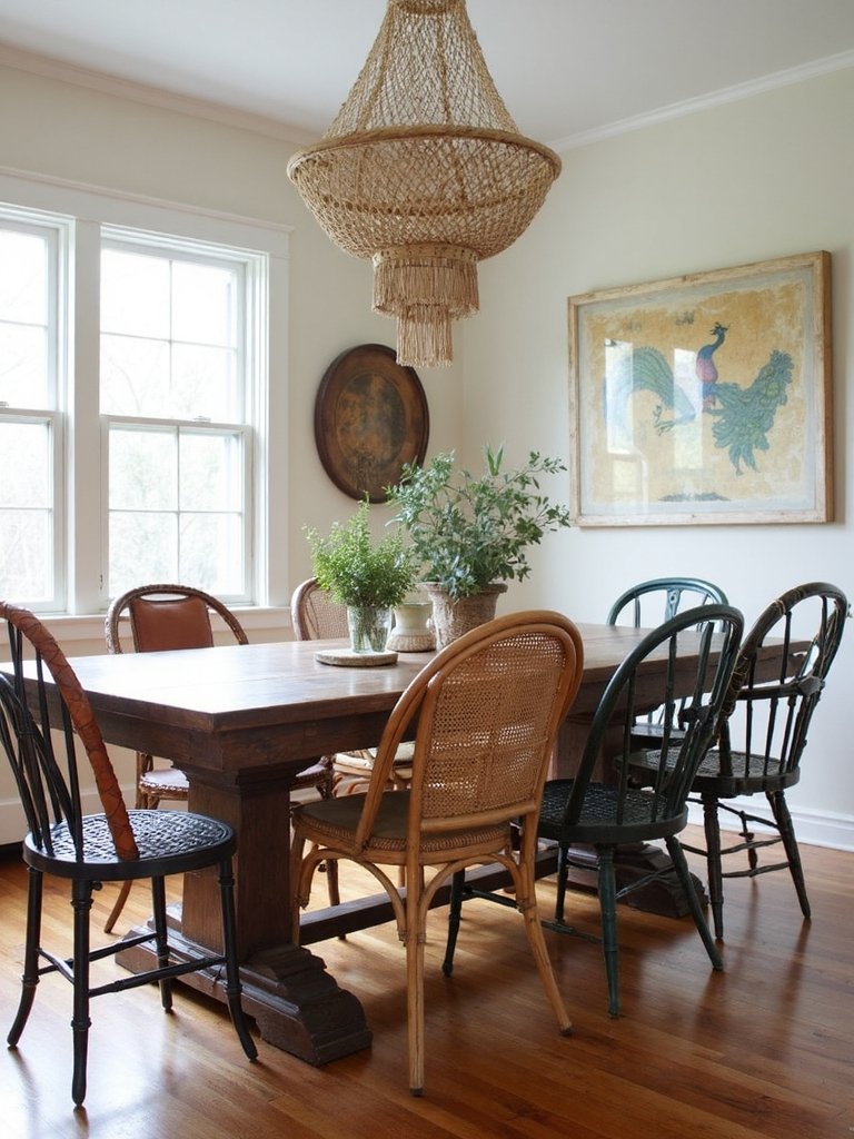 boho mix and match chair combinations
