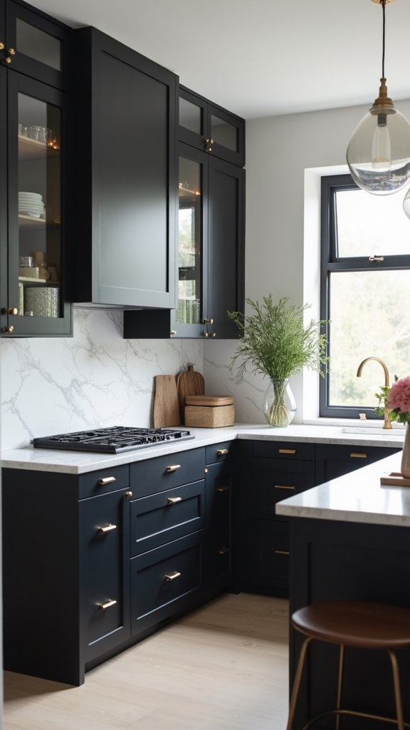 bold black and brass