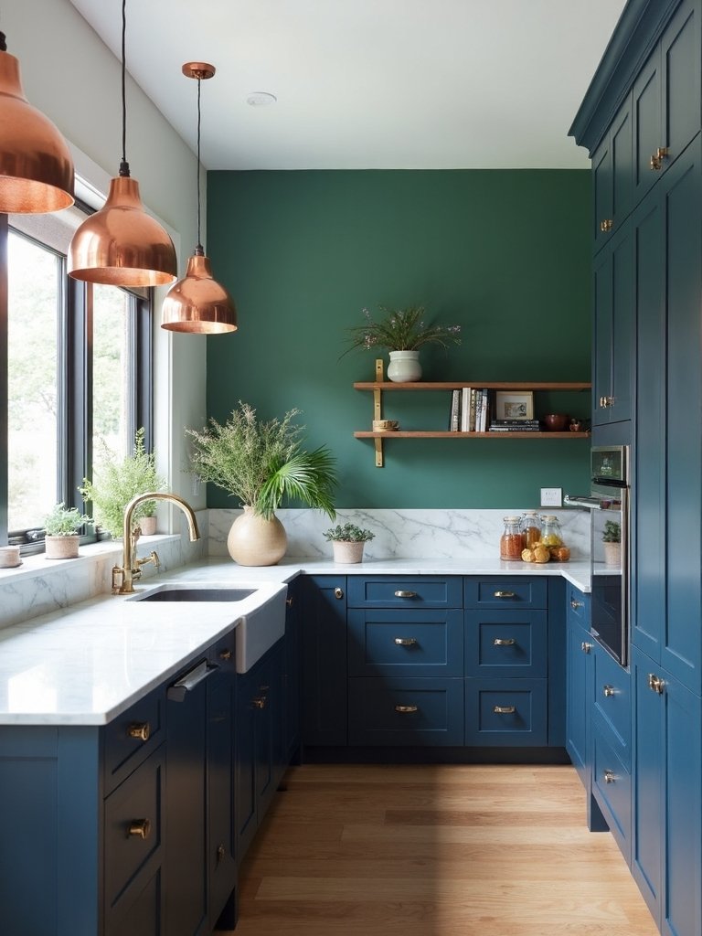 bold colorful kitchen designs