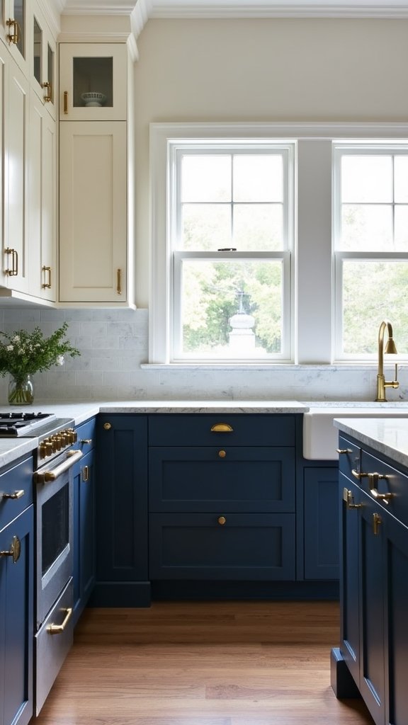 bold kitchen color blocking