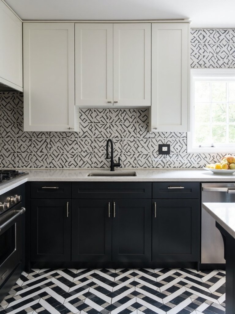 bold minimalist monochrome contrasts