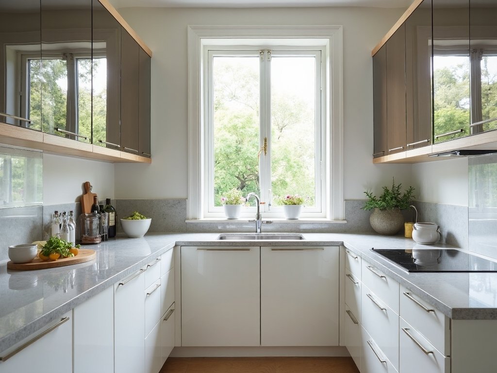 bright airy kitchen with natural light