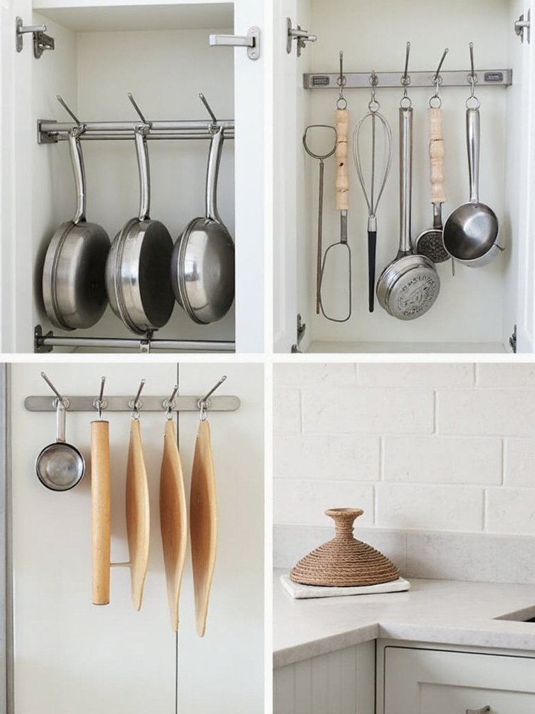 cabinet door storage solutions