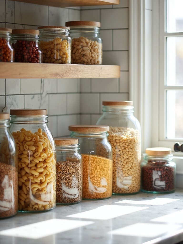 charming vintage countertop storage jars