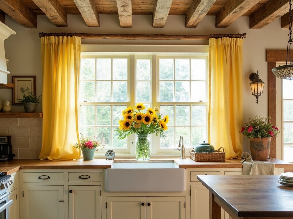 cheerful sunny farmhouse uplifting