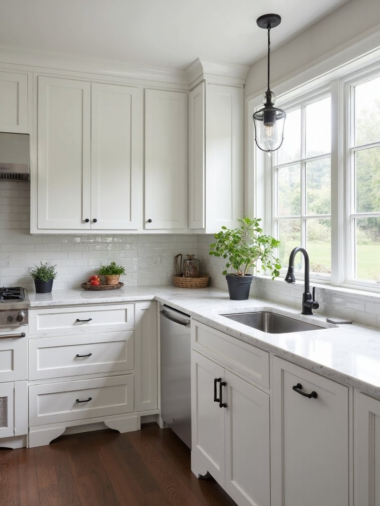 clean lined versatile farmhouse aesthetic