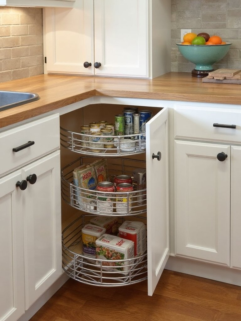 clever kitchen corner storage solutions