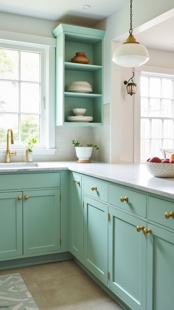 coastal kitchen with tranquility