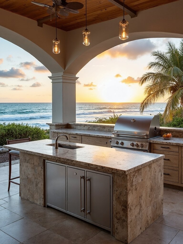 coastal outdoor kitchen upgrade