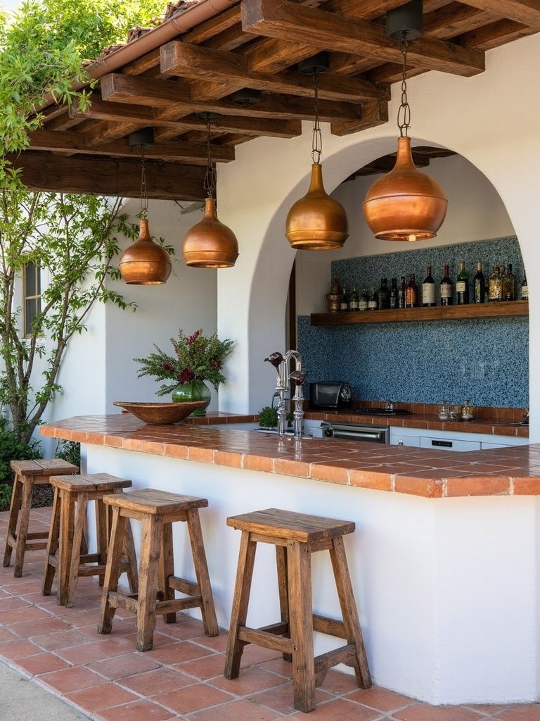 coastal retreat outdoor kitchen