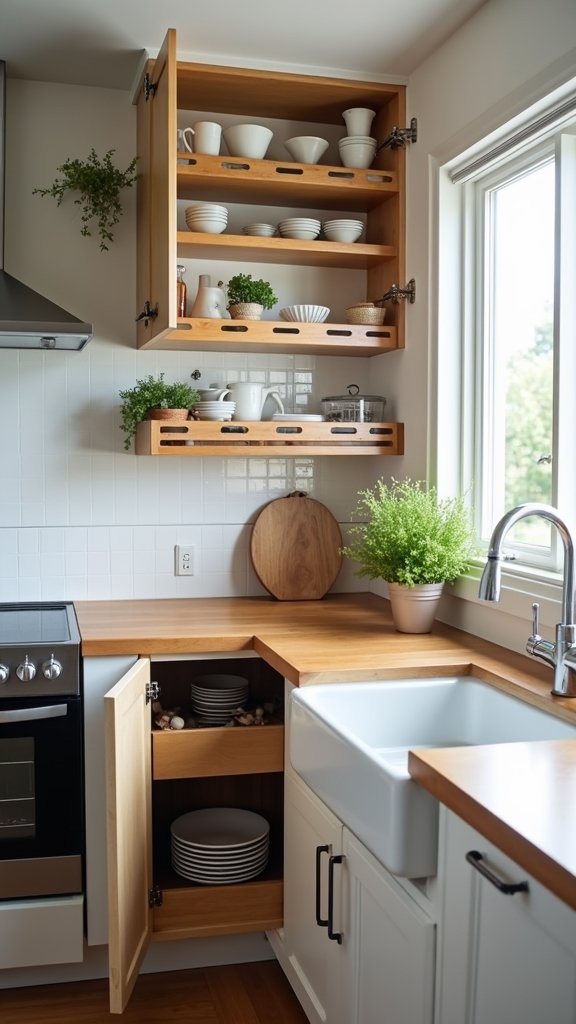 compact kitchen storage space optimization
