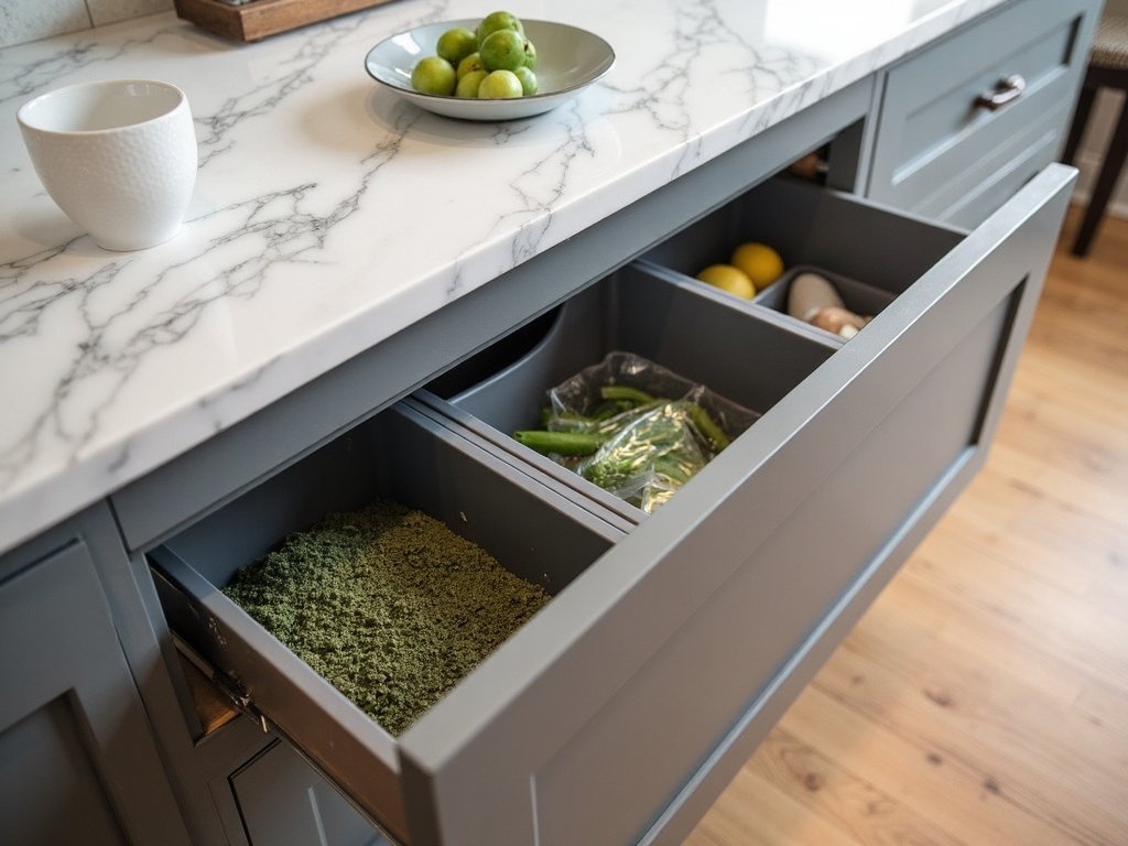 compact organized multi purpose waste system