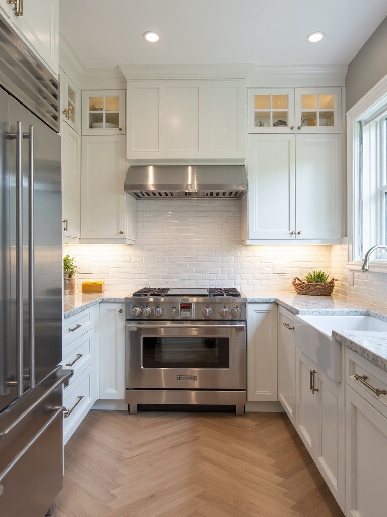 contemporary subway tile design