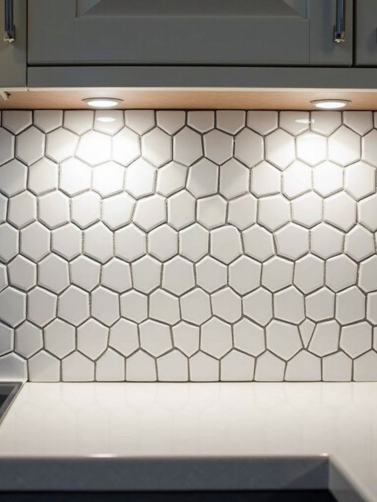 contrasting grout visual impact design