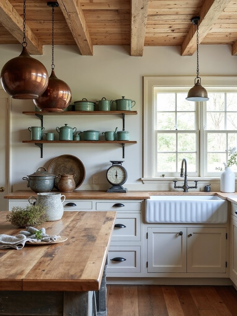 cozy charming nostalgic kitchen decor