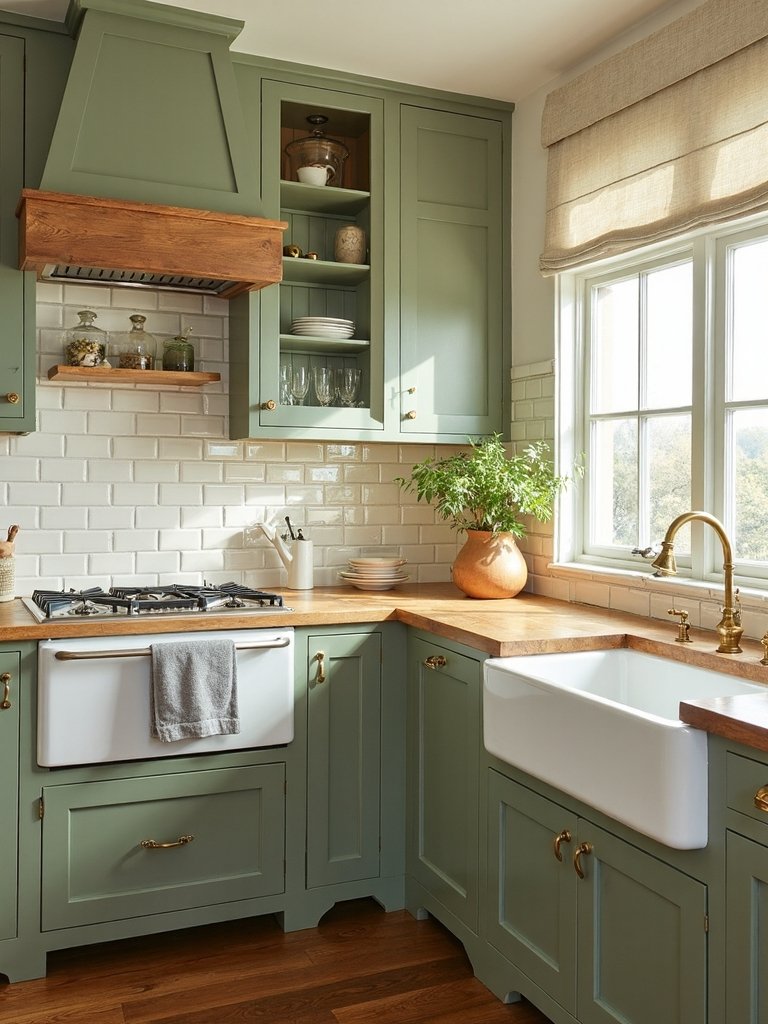 cozy farmhouse kitchen aesthetic