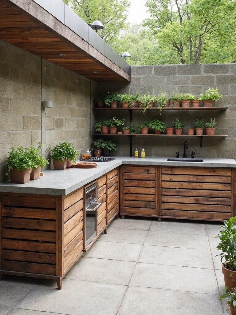 creative outdoor kitchen solutions
