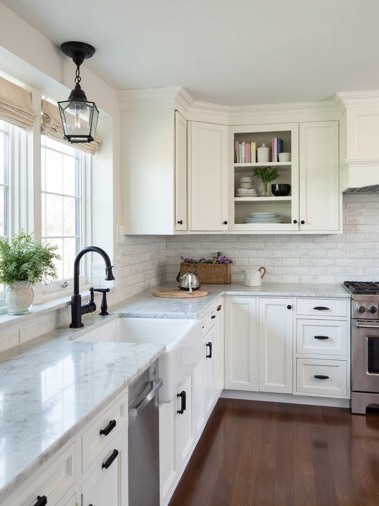 crisp modern farmhouse chic