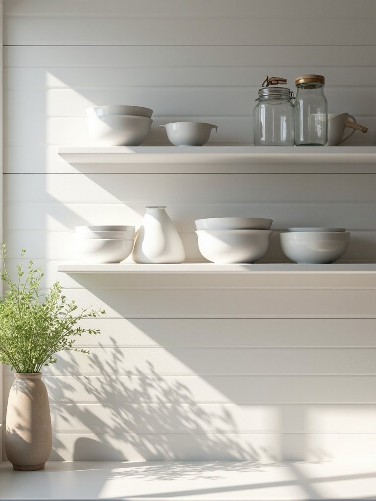 curated display enhances farmhouse aesthetic