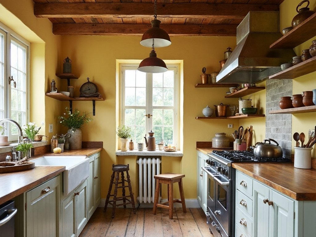 curated unfitted vintage appliances