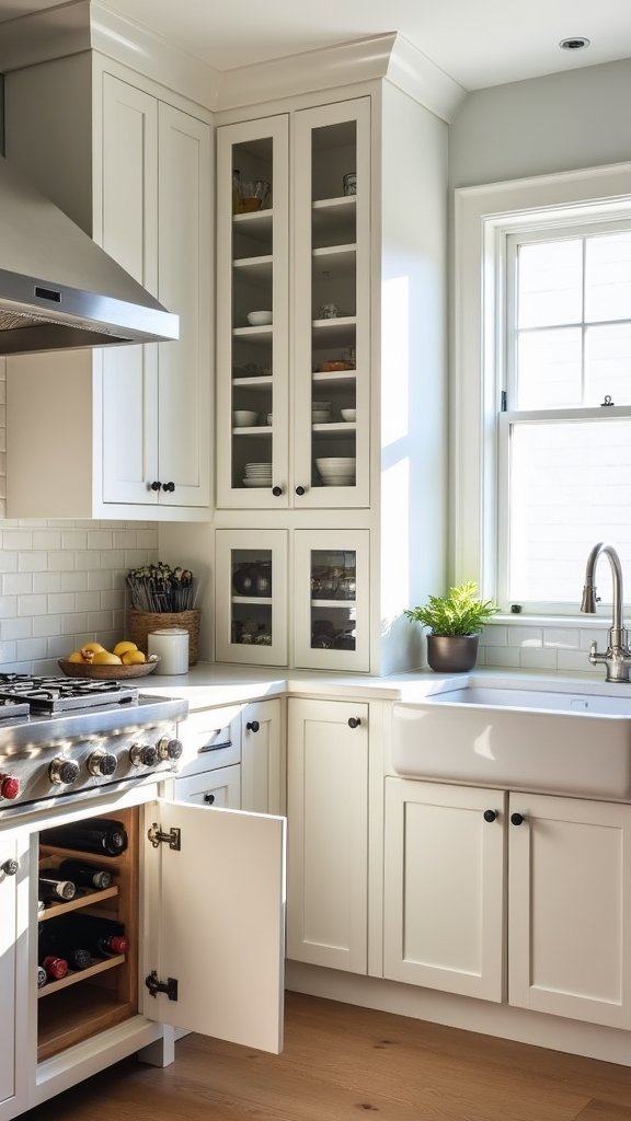 custom cabinetry enhances functionality