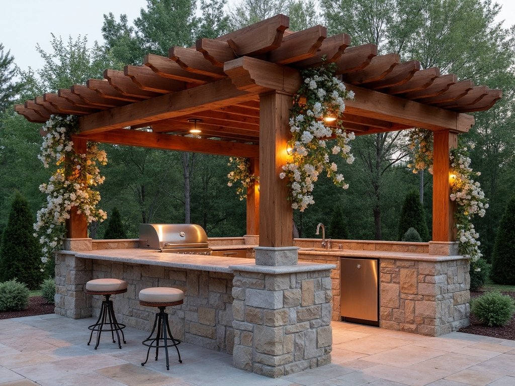 customizable outdoor kitchen entertaining oasis