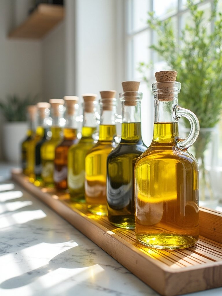 customized labeling simplifies kitchen oil organization
