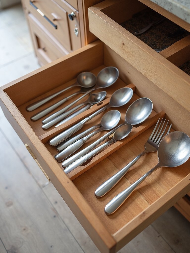 customized utensil drawer organization enhances efficiency
