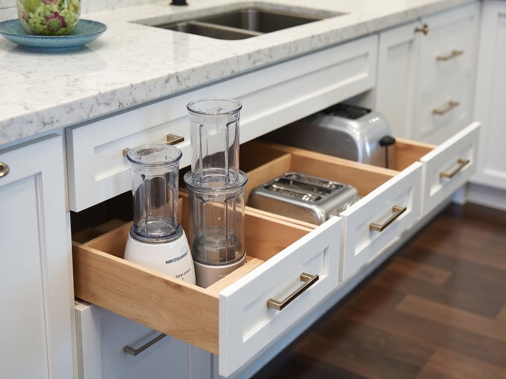 declutter kitchen with smart storage