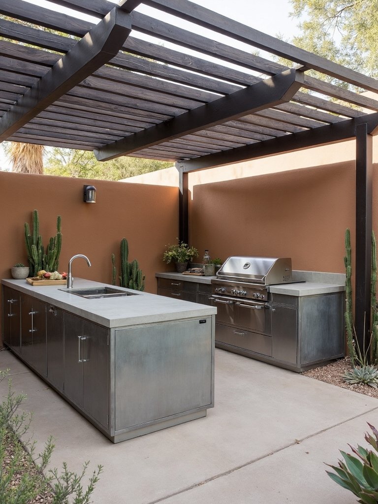 desert minimalist kitchen design