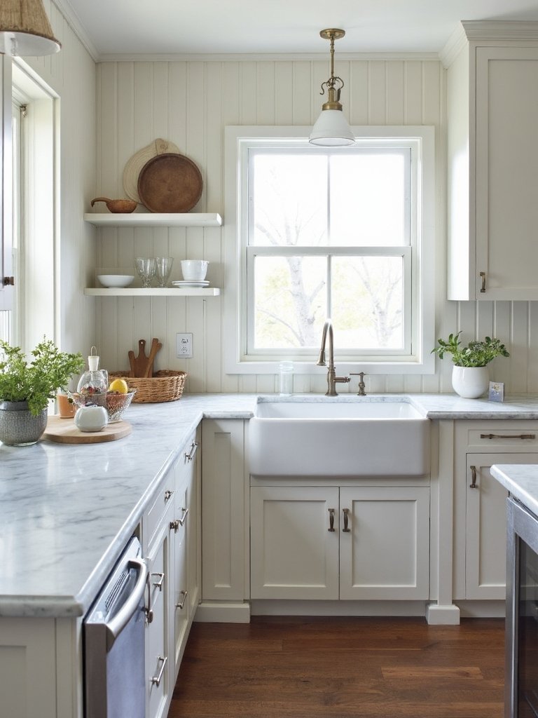dimensional farmhouse elegance with beadboard