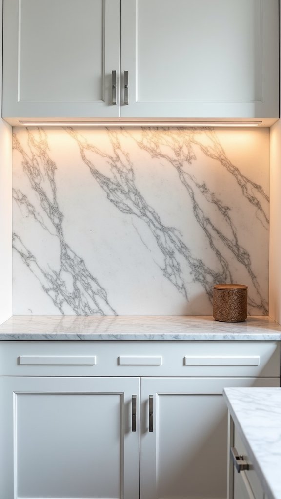 dramatic natural stone backsplashes