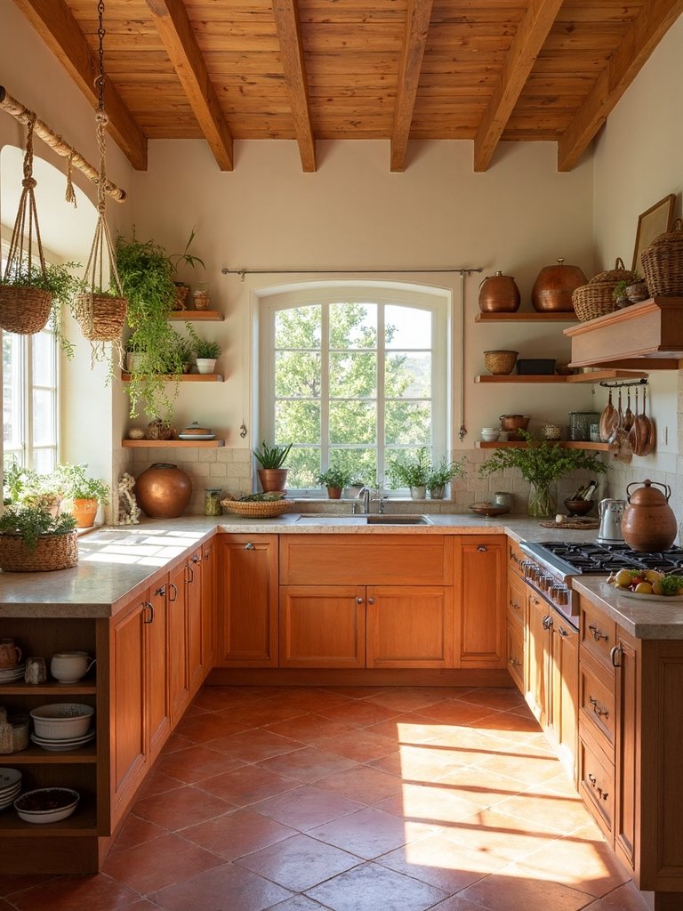 earthy boho terracotta authentic