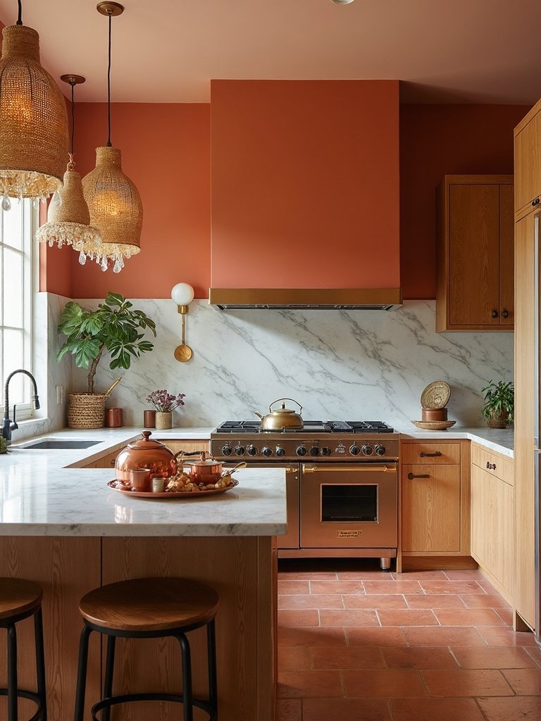 earthy bold warm dramatic