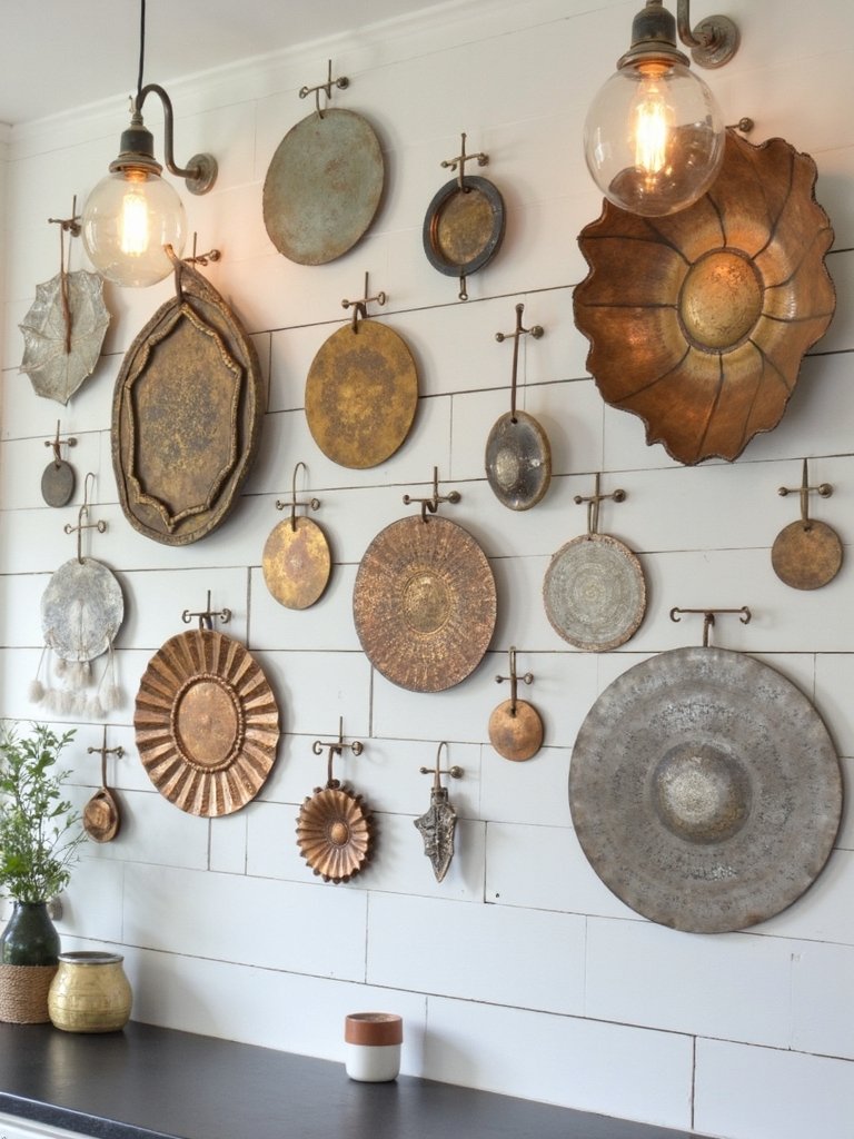 eclectic bohemian industrial chic metal statement pieces