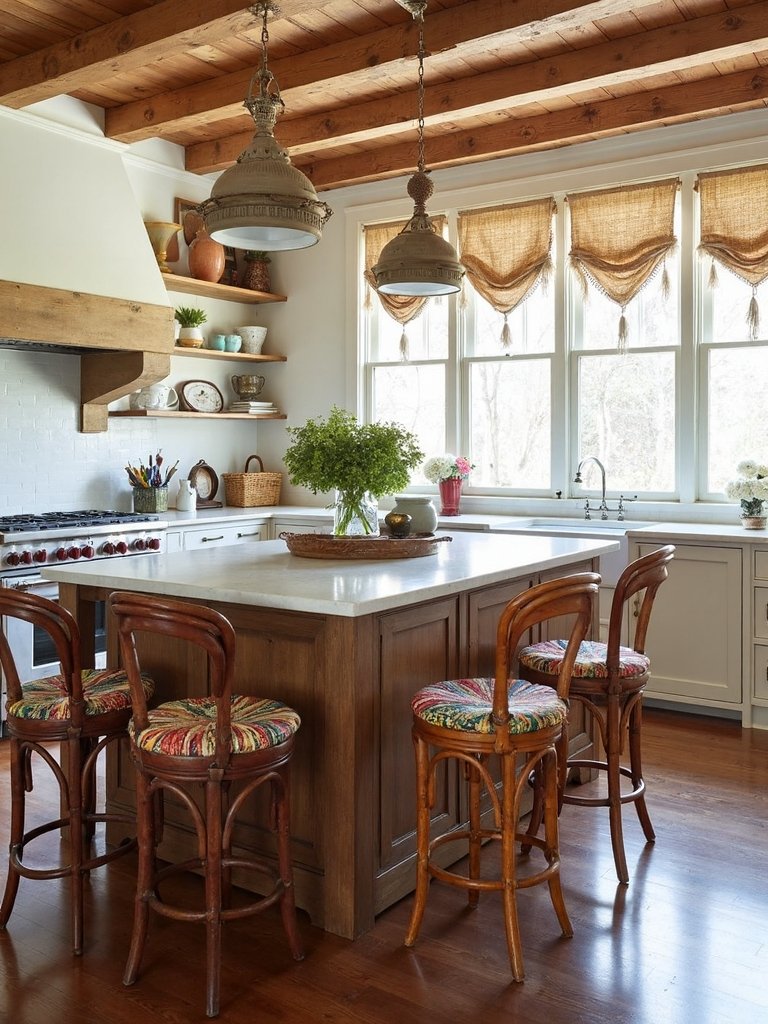 eclectic cozy warm rustic