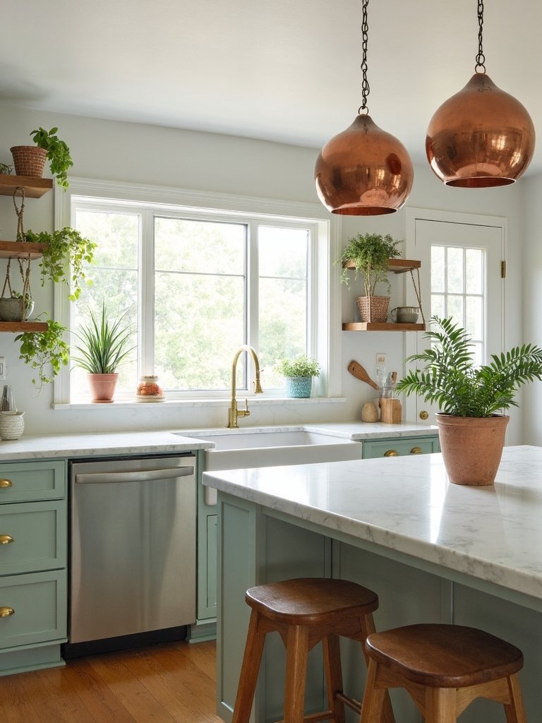 eclectic kitchen design fusion