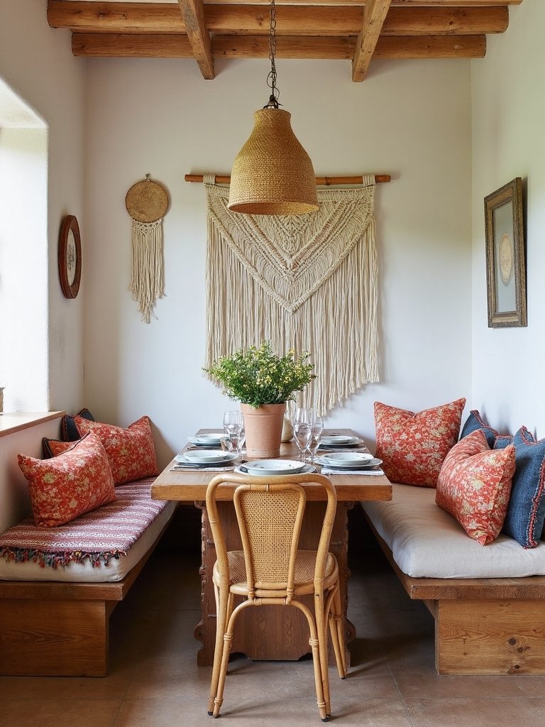 eclectic textured flexible bohemian