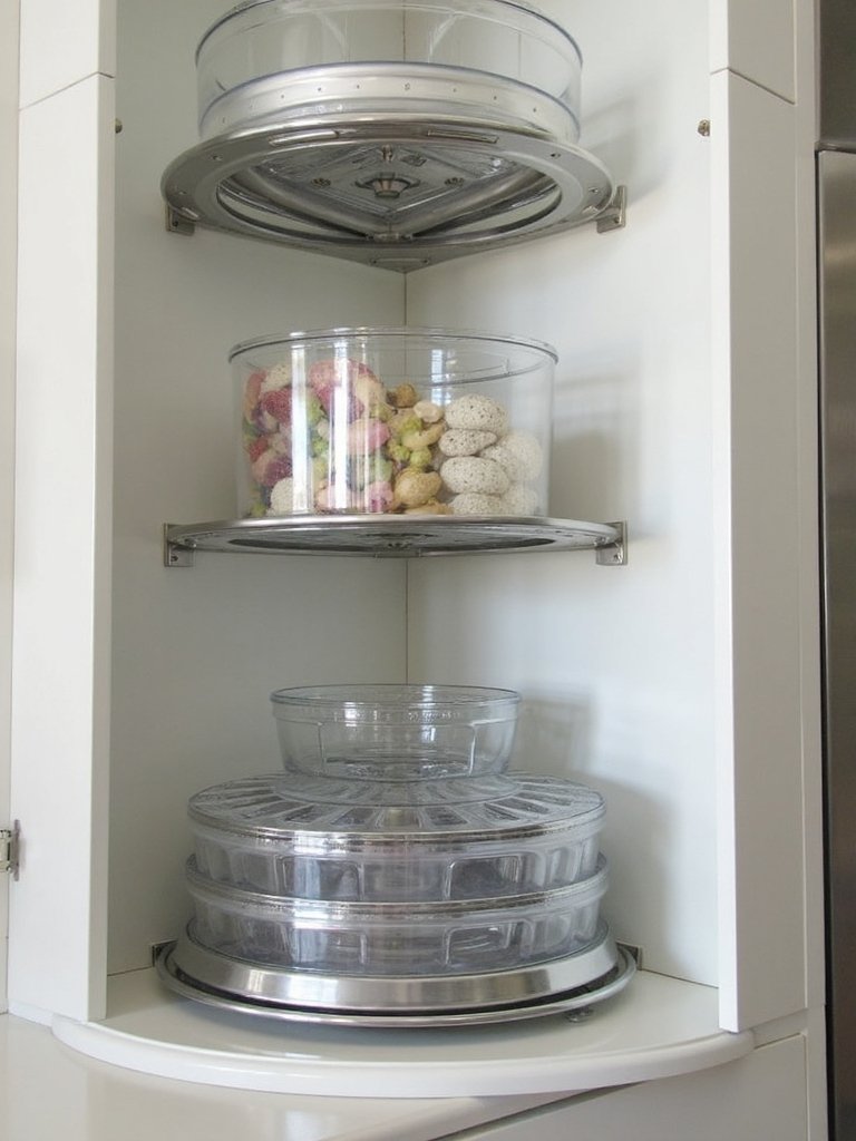 efficient corner cabinet storage solutions