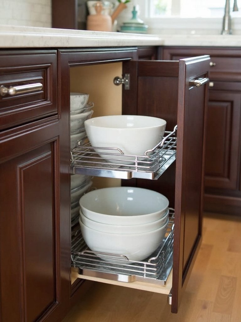 efficient customizable bowl storage solution
