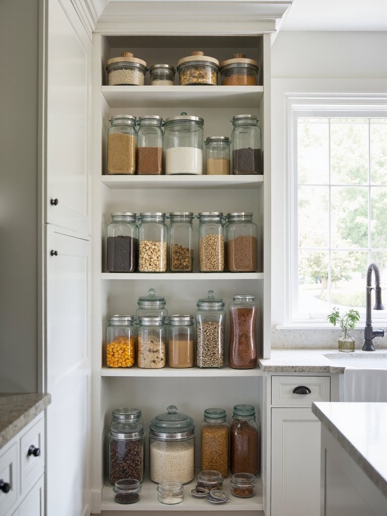 efficient kitchen storage organization system